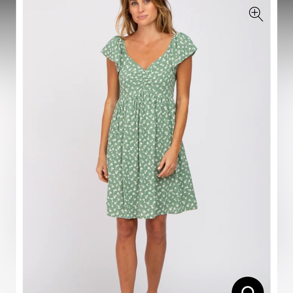 Maternity floral daisy summer dress - Picture 3 of 5